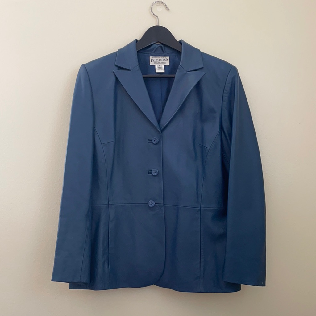 Pendleton Leather Blazer